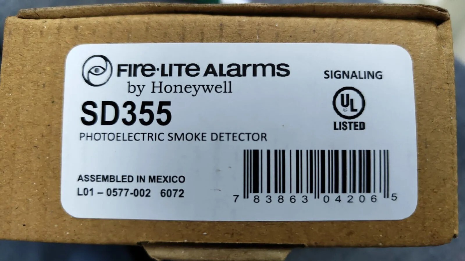 FIRE-LITE SD355 Photoelectric Addressable Smoke Detector USA STOCK