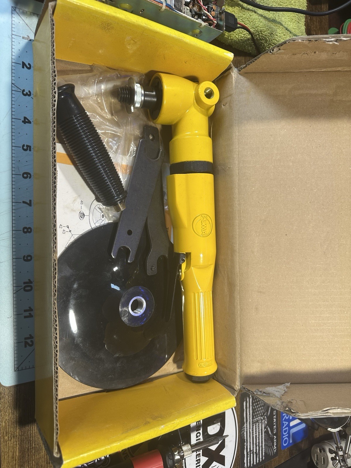 PUMA AT-7073 7” AIR ANGLE SANDER