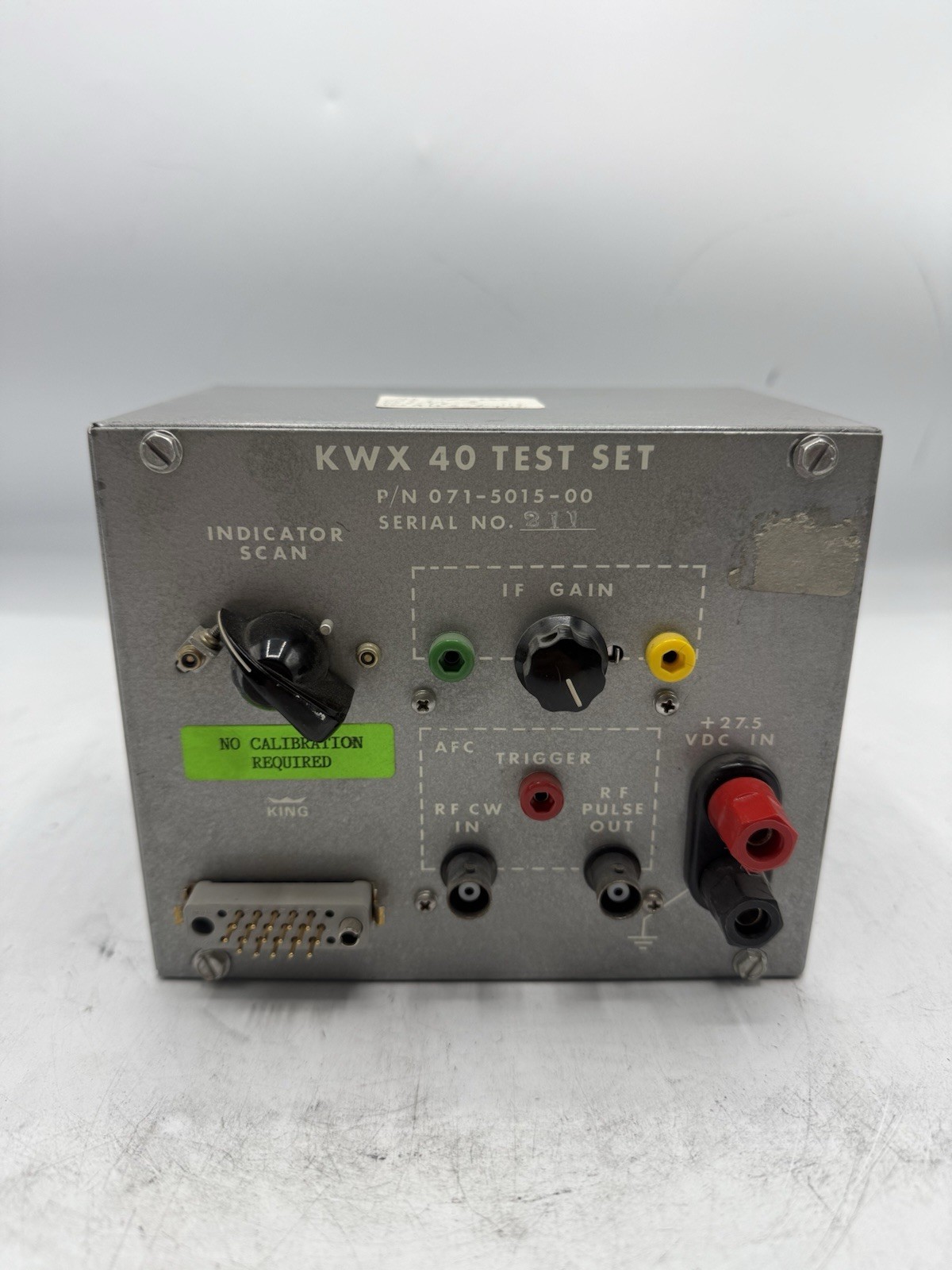 King KWX 40 Test Set P/N 071-5015-00 READ