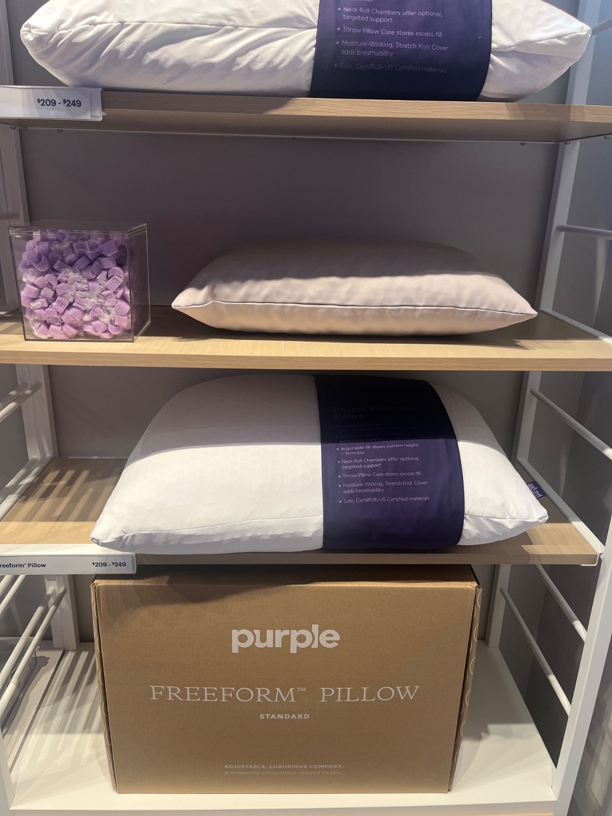Purple brand Freeform Pillow Standard Size