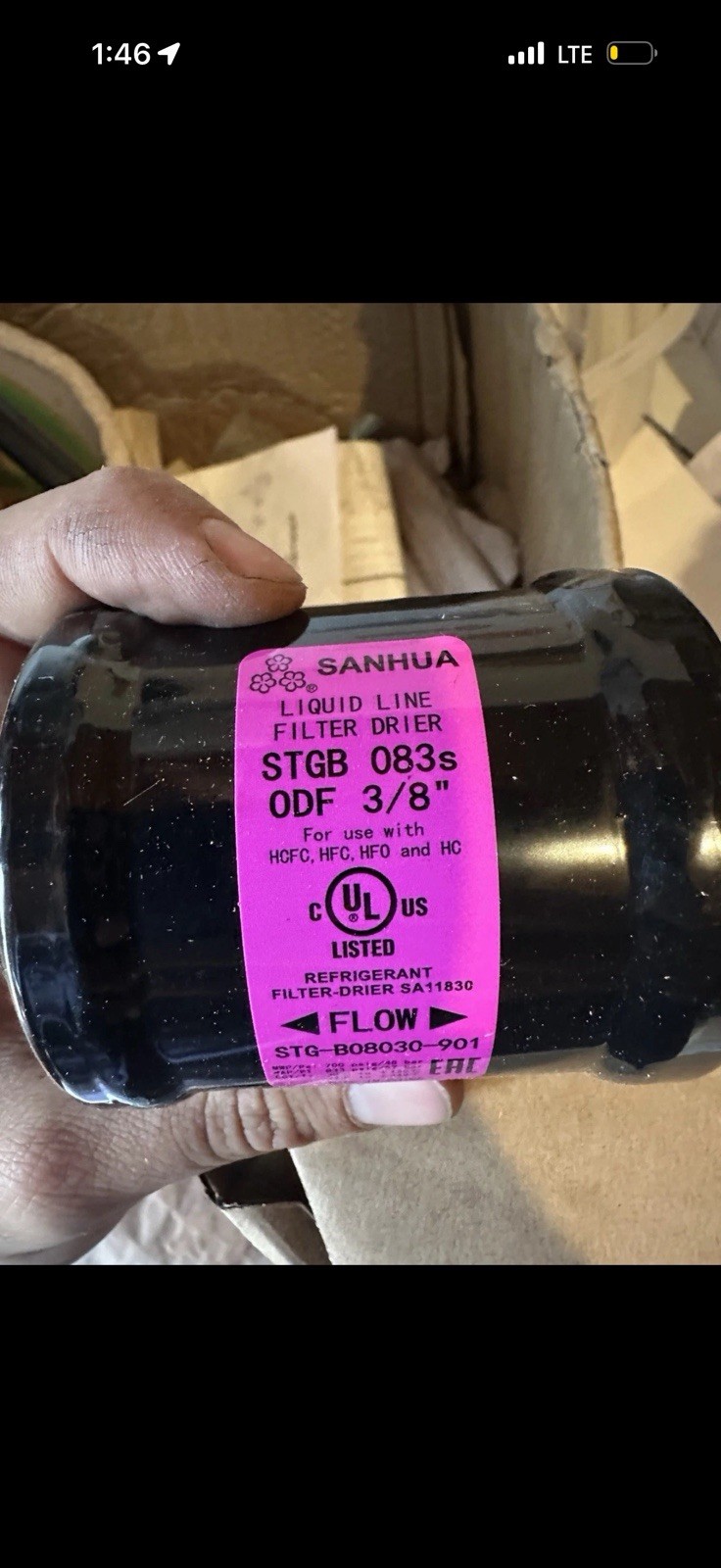 Carrier Hvac OEM Liquid Line Filter Drier KH43LZ074 STG-B08030-901 All Bosch