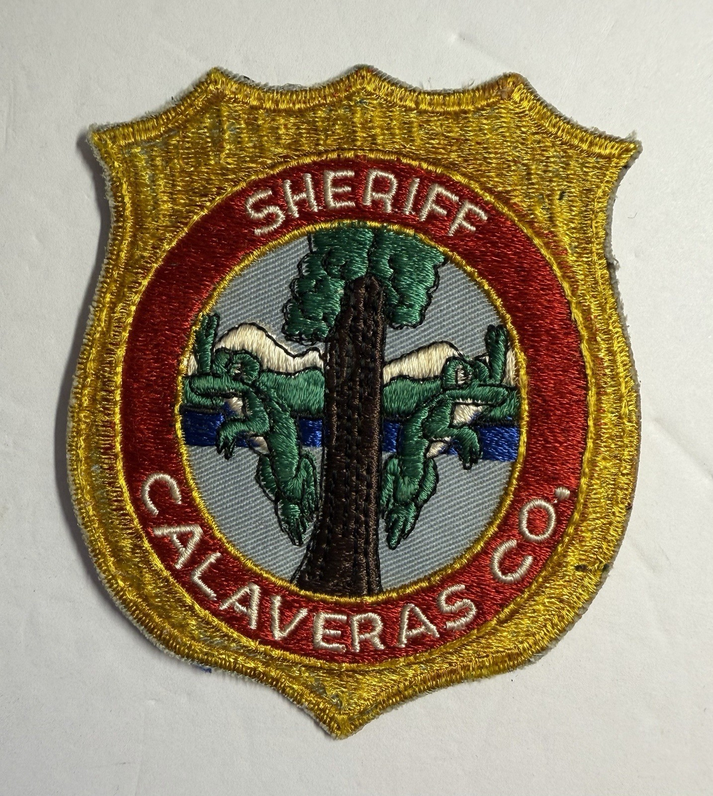 CALIFORNIA CALAVERAS COUNTY SHERIFF PATCH FROGS #D30