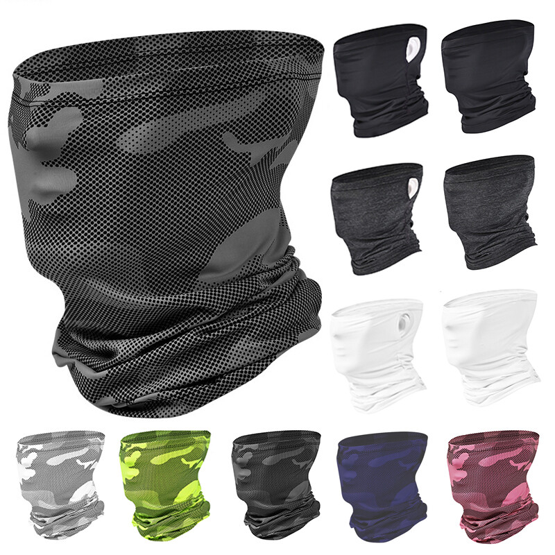 Outdoor Hiking Balaclava Headgear Cooling Face Mask Neck Gaiter Bandana Scarves