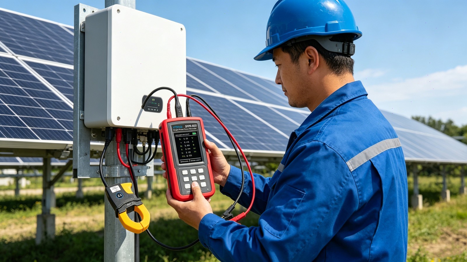 Single Phase Voltage Current Power Data Logger with Voltage Range 0.01V ~ 600V