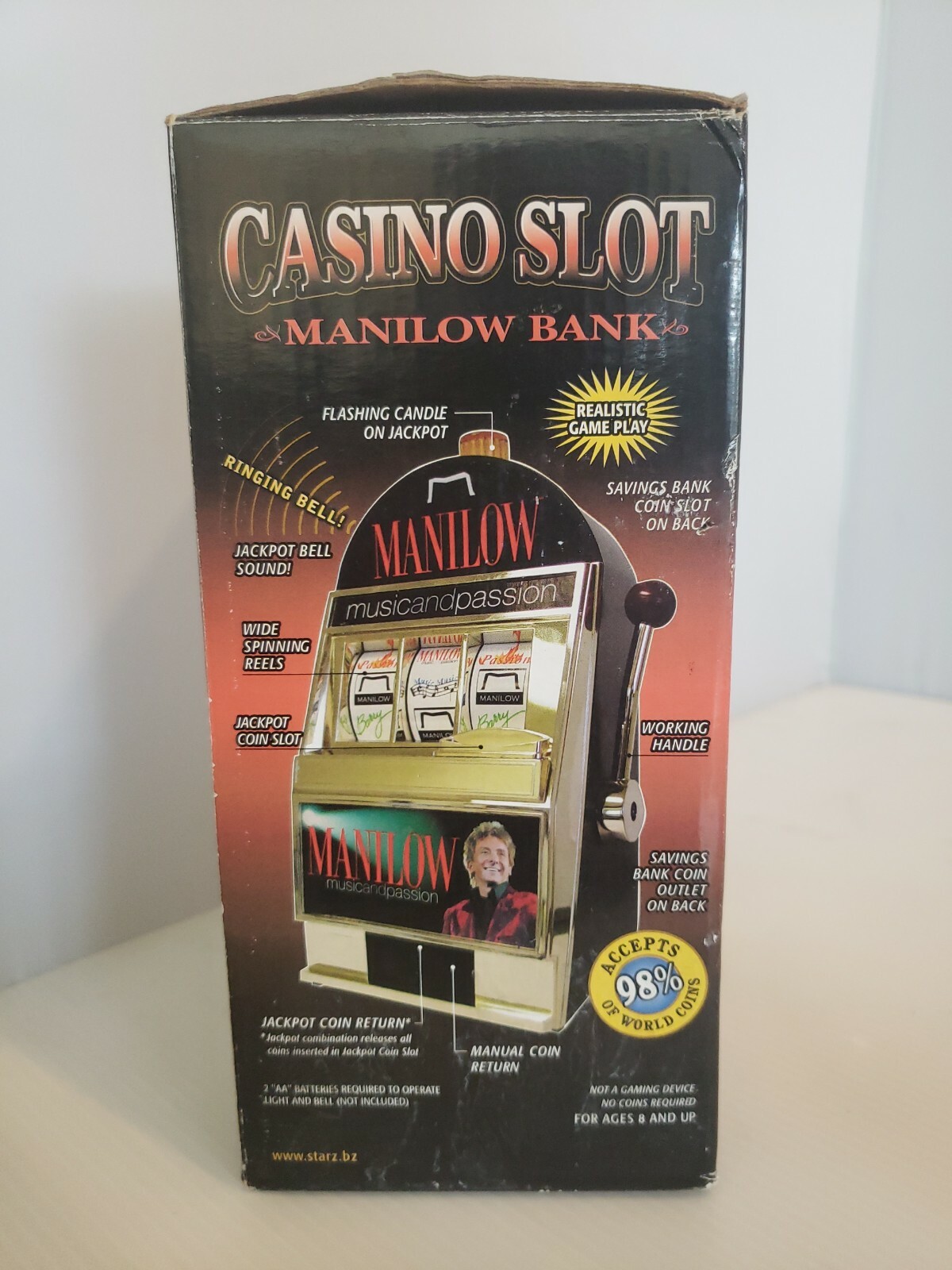 Barry Manilow Mini Slot Machine With Box