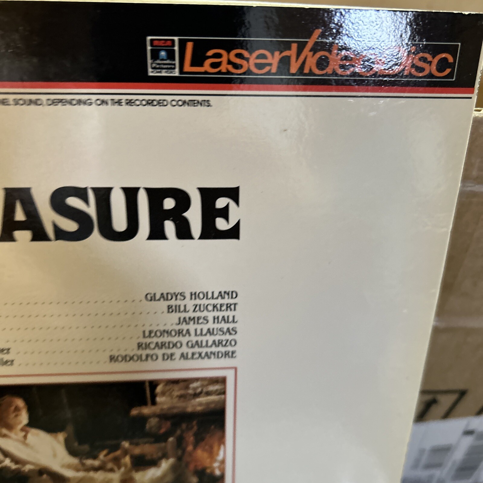 Little Treasure Laserdisc LD Ted Danson Burt Lancaster