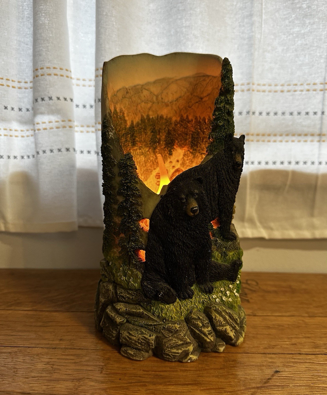 Woodland Things Bear Night Light 9” Tall