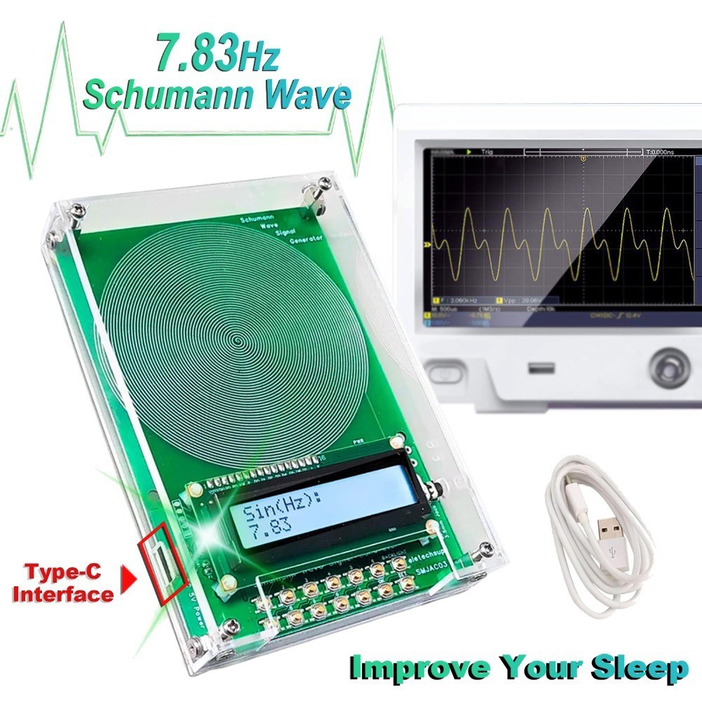 Adjustable Frequency Generator V2 SchumannWave Resonance 7.83Hz for Meditation