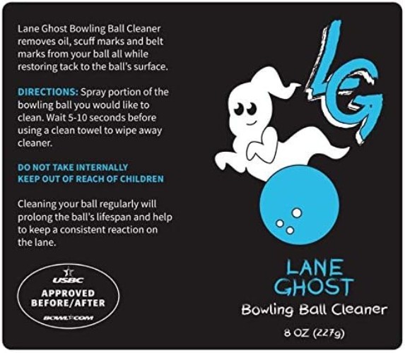 Professional Bowling Ball Cleaner Spray - Unscented 8 Oz for All Ball Types