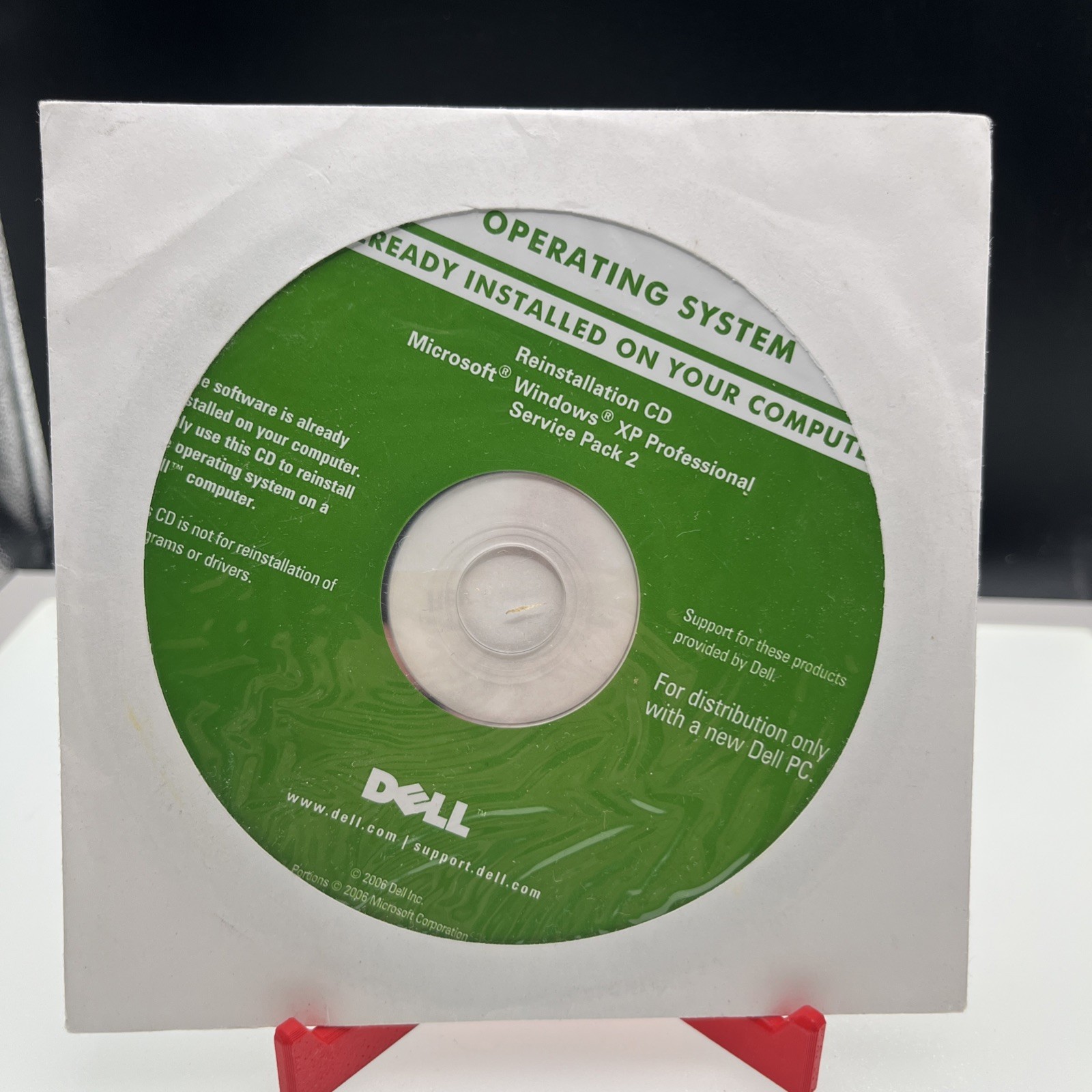 Dell Reinstallation CD Microsoft Windows XP Professional Pro Service Pack 2 SP2
