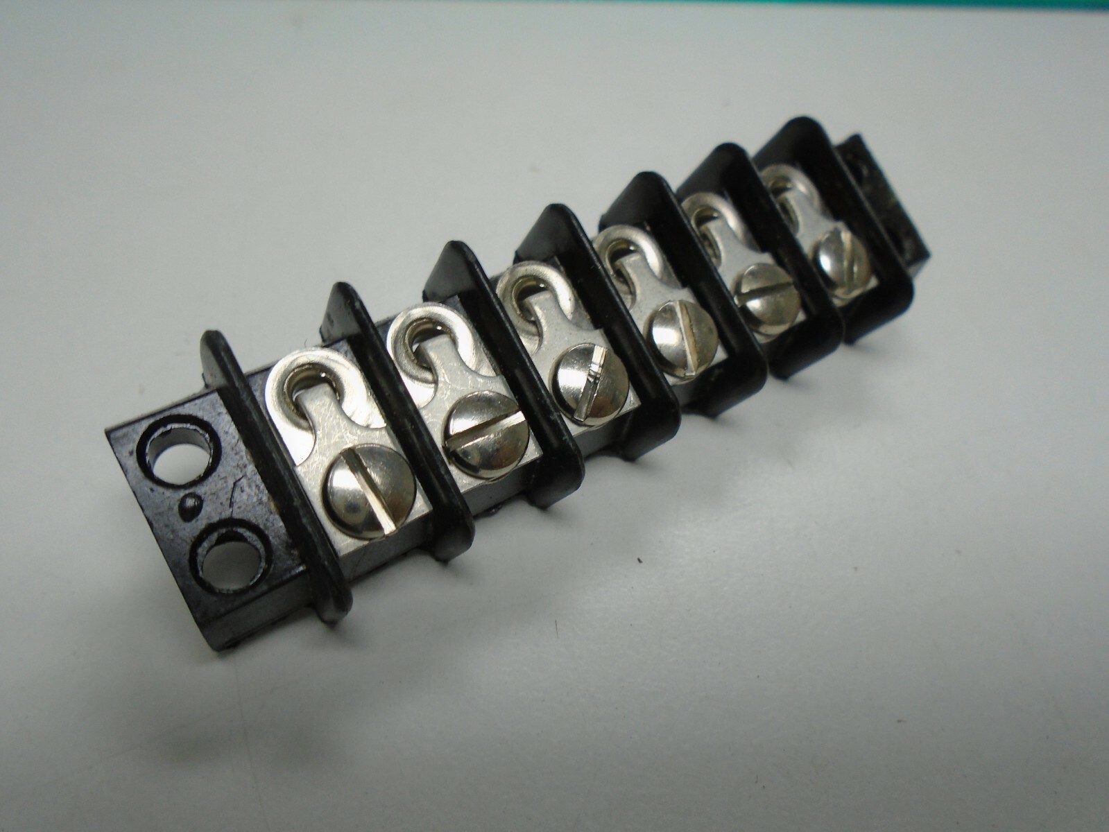 Terminal screw welded block connector Bakelite Strip 6 positions sold by unit