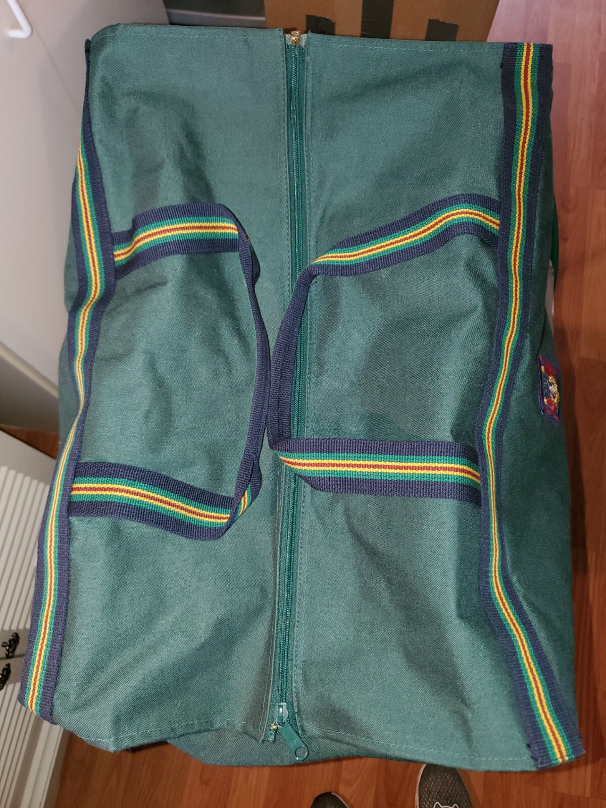 Carry bag extra large Trump Plaza, Green, Collectible, Casino