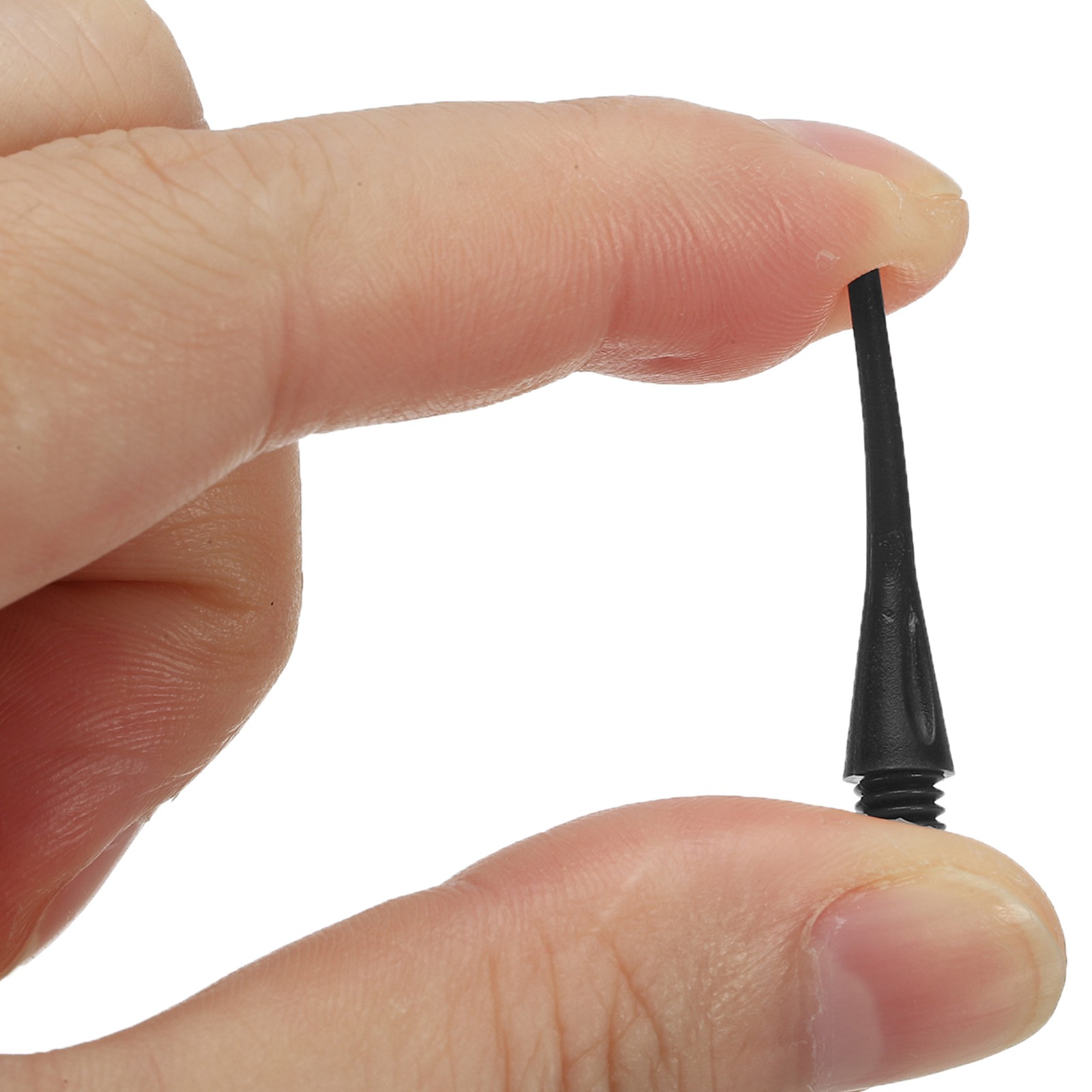 100Pcs 2BA Thread Plastic Soft Tip Dart Points Replacement Accessories, Black