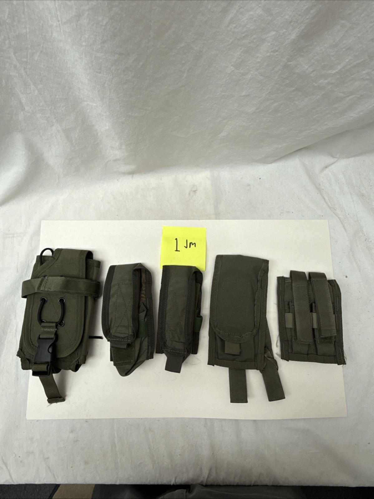 Paraclete Smoke Green Rifle Flashbang Pistol MBITR MOLLE Pouch Lot #1 JM