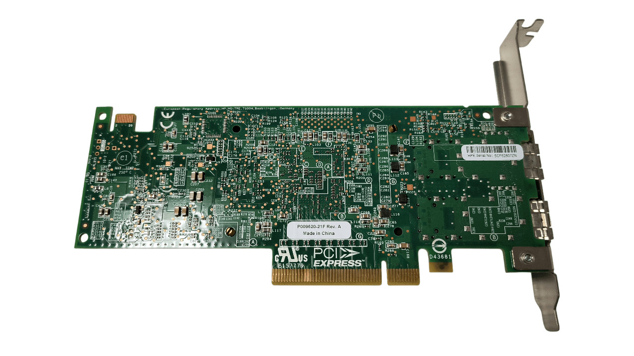 767078-001 HP CN1200E Dual Port 10Gb Network Adapter Full Height No SFPs