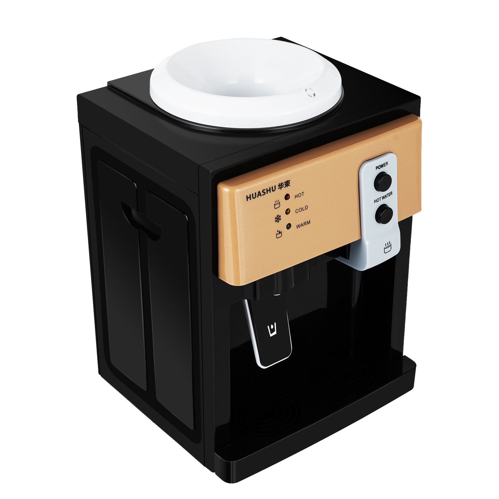 Top Loading Countertop Water Dispenser Hot Cold Water Cooler Drinking Machine