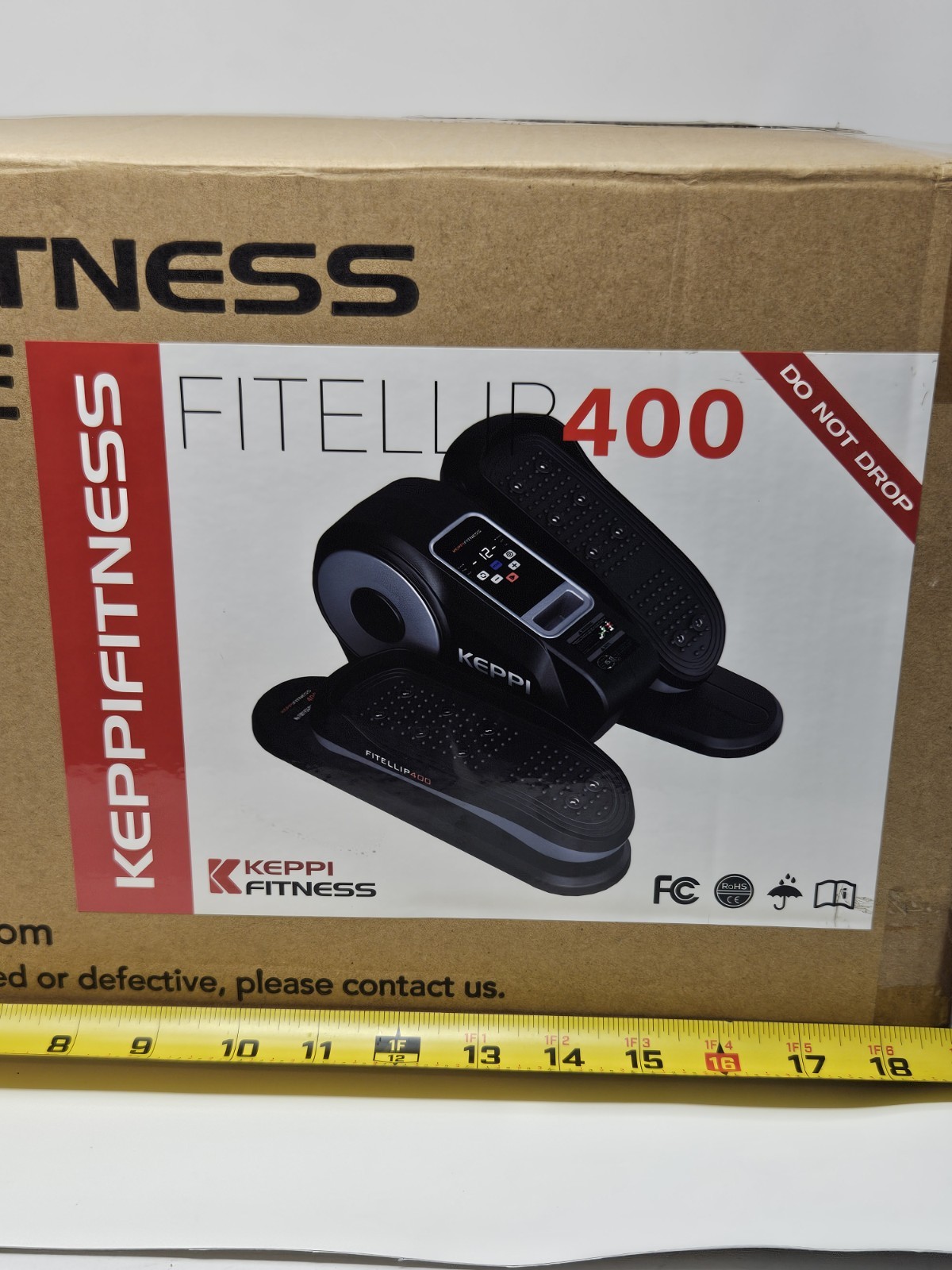 🏃 Keppi FITELLIP400 Under Desk Elliptical Machine Remote Magnetic NEW
