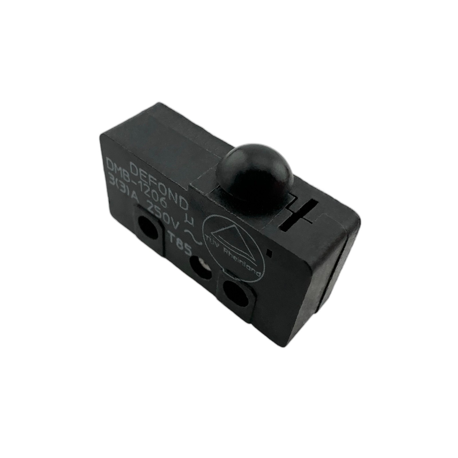 DEFOND DMB-1206 Mushroom Head Limit Micro Switch 3-Pins 5A 250VAC