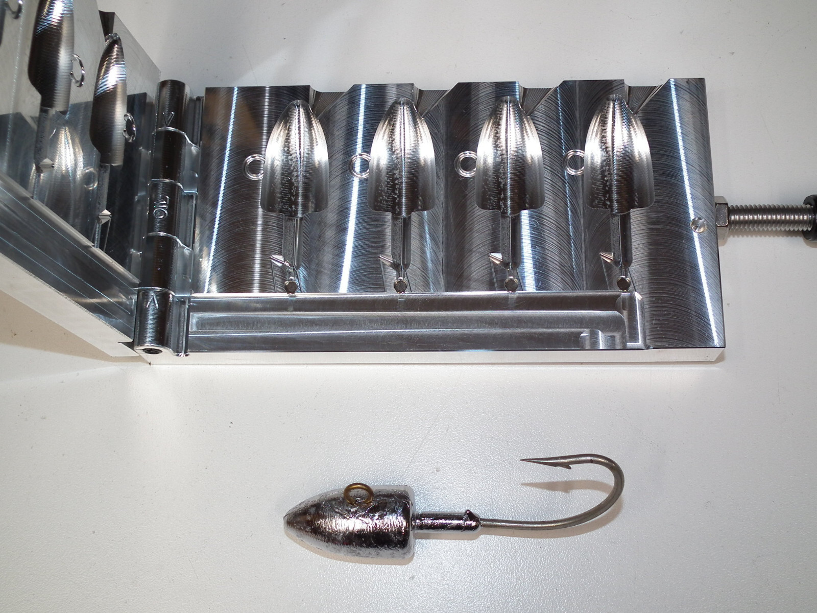 Saltwater Bullet Jig -4 mold 6oz Production CNC Aluminum USA