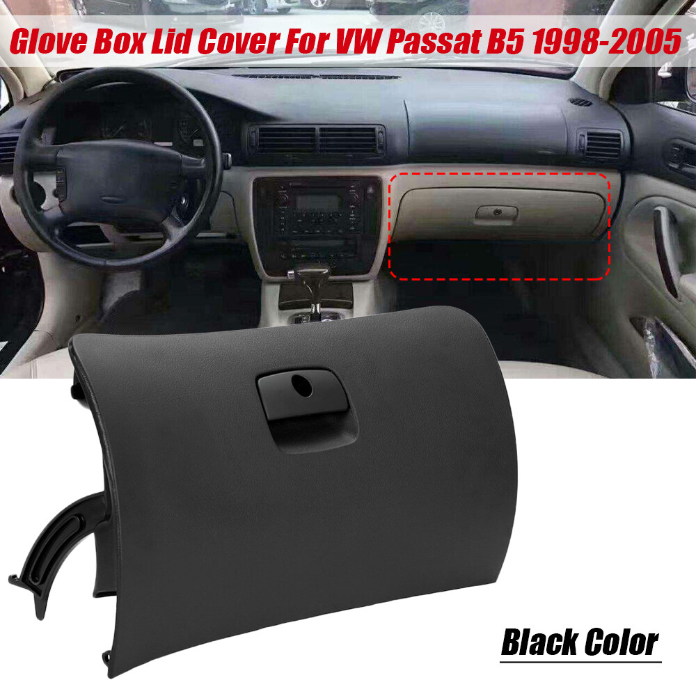 Glove Box Door Lid Cover Storage Dust-proof LHD Black For 1998-2005 VW Passat B5