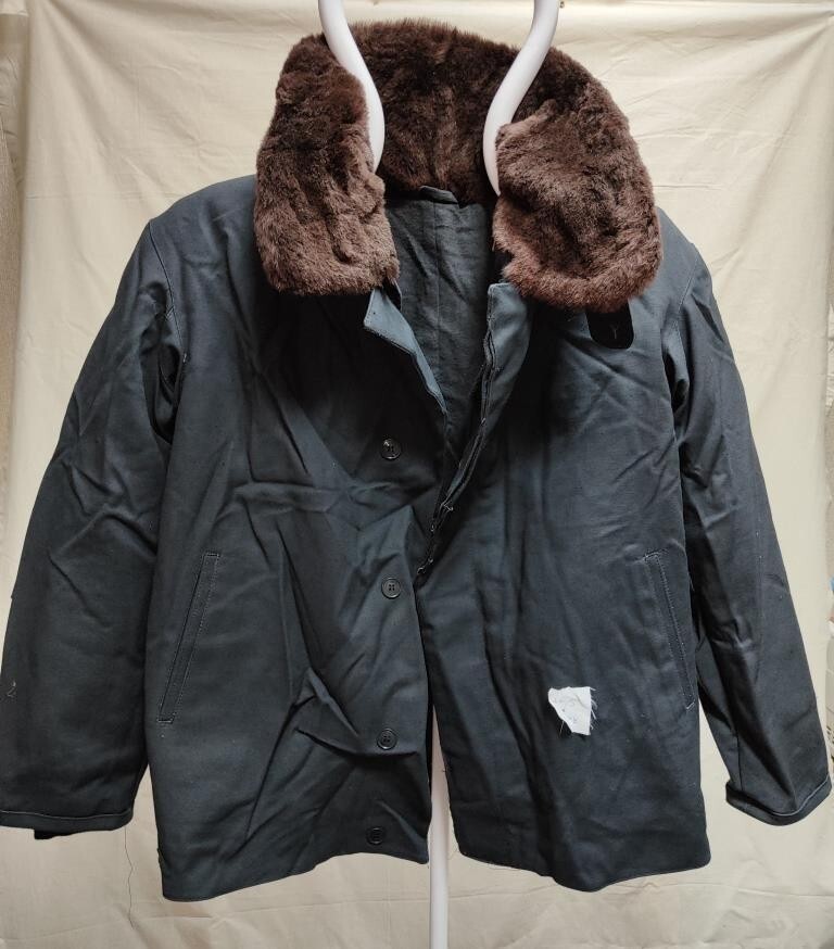 Russian Mig Pilot Warm Fur Collar Jacket Military USSR Russian Army 56-5 (XXL)