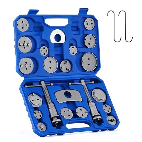 24pc Brake Caliper Compression Tool Set, Heavy Duty Brake Piston Blue