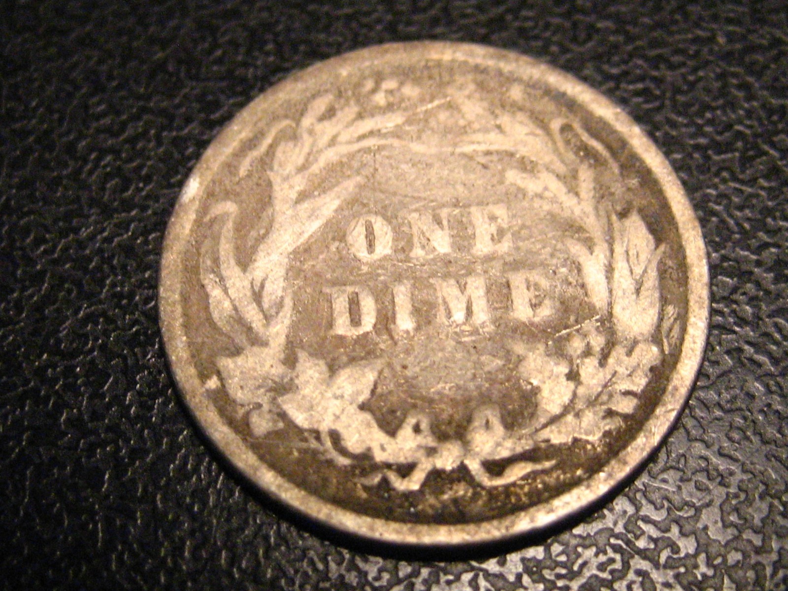 1898-P 90% Silver Barber Dime #1