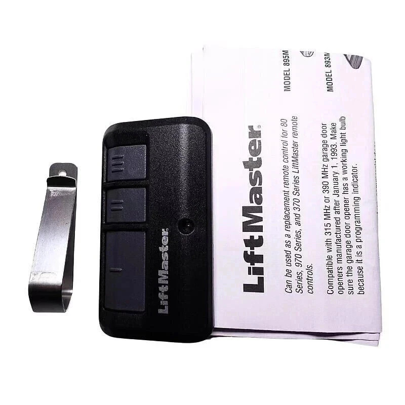 2 Pack 893LM 3 Button LiftMaster Visor Remote Control Garage Door Opener