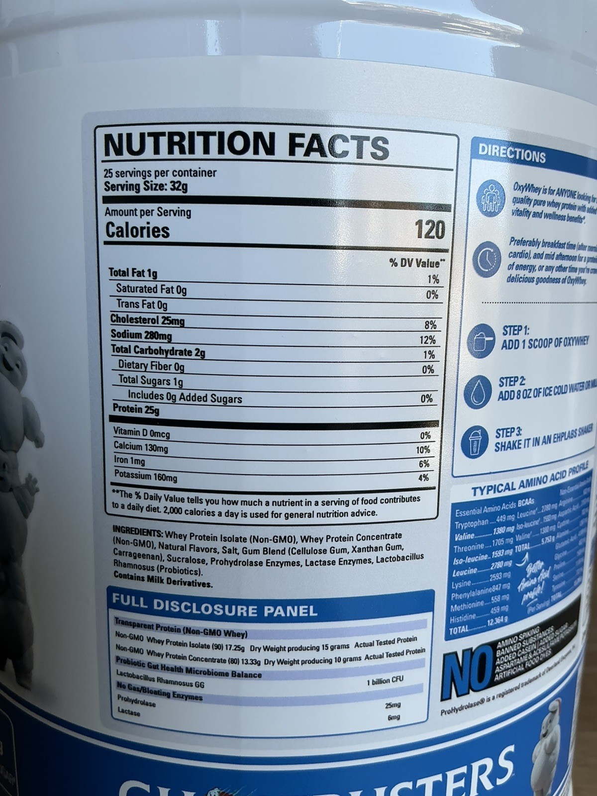EHP OxyWhey Lean Whey Protein Mini Pufts Marshmallow 1.76lb (2/26)