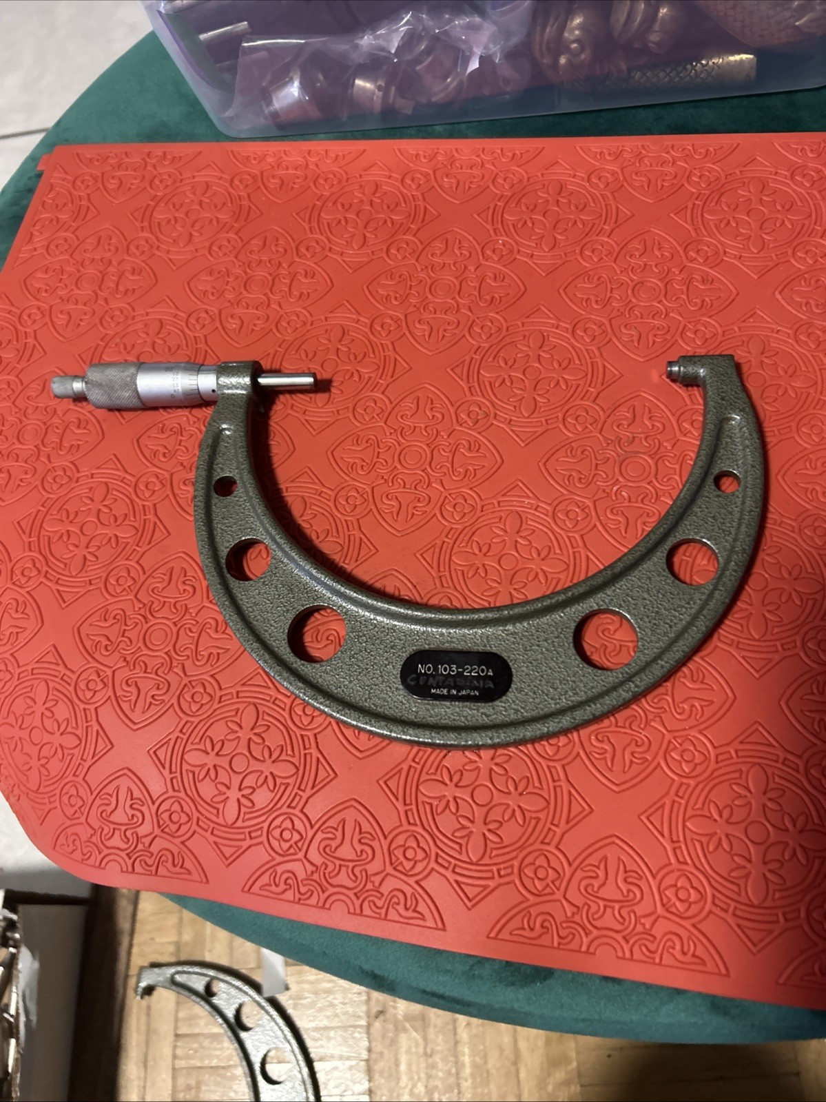 Mitutoyo 103-220A Outside Micrometer 5-6”- 0.0001" (G53)