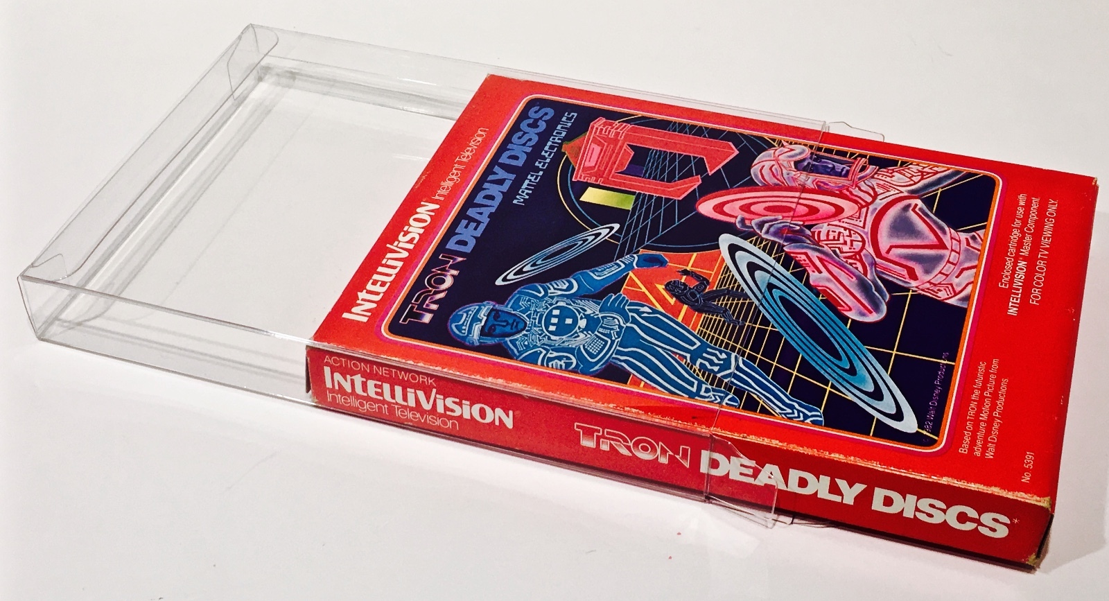 50 Box Protectors For INTELLIVISION Video Game Boxes Clear Display Cases
