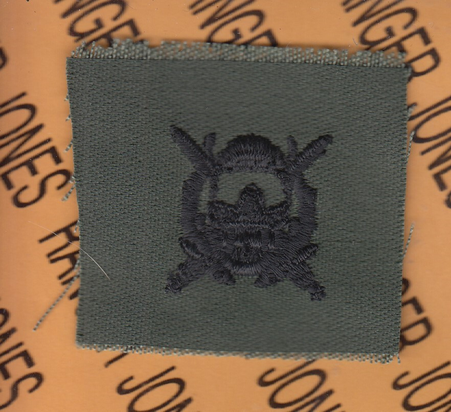 US Army Special Operations Diver badge OD Green & Black cloth patch
