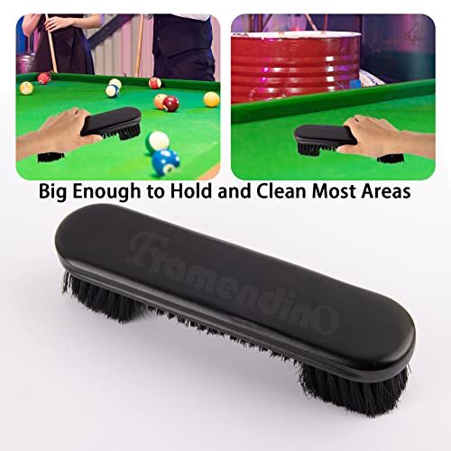Billiard Pool Table Track Brush Set Wooden Rail Cleaning Tool