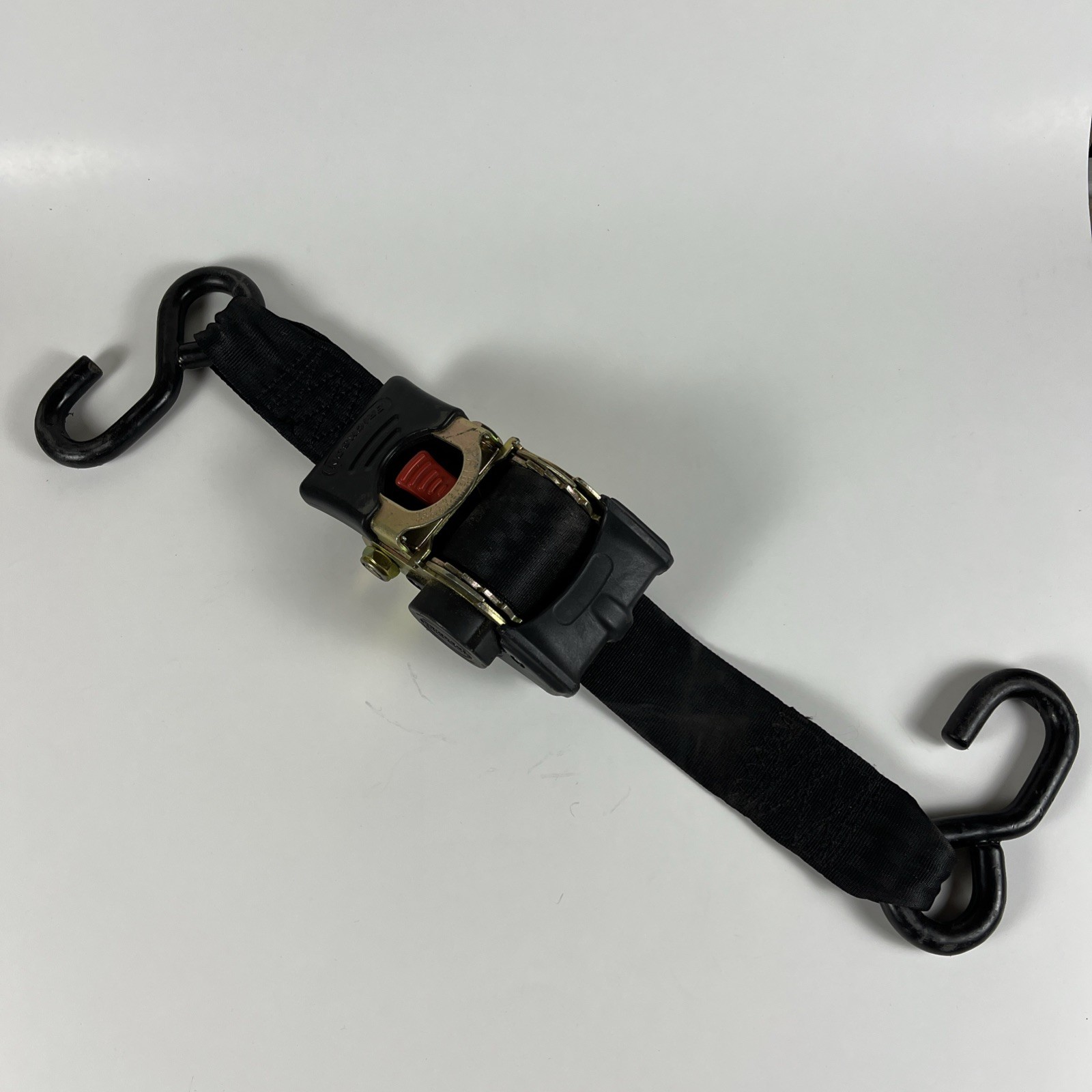 Erickson 34414 Black Ratcheting Tie-Down/Tow Strap (1)  2” X 6’ Long.