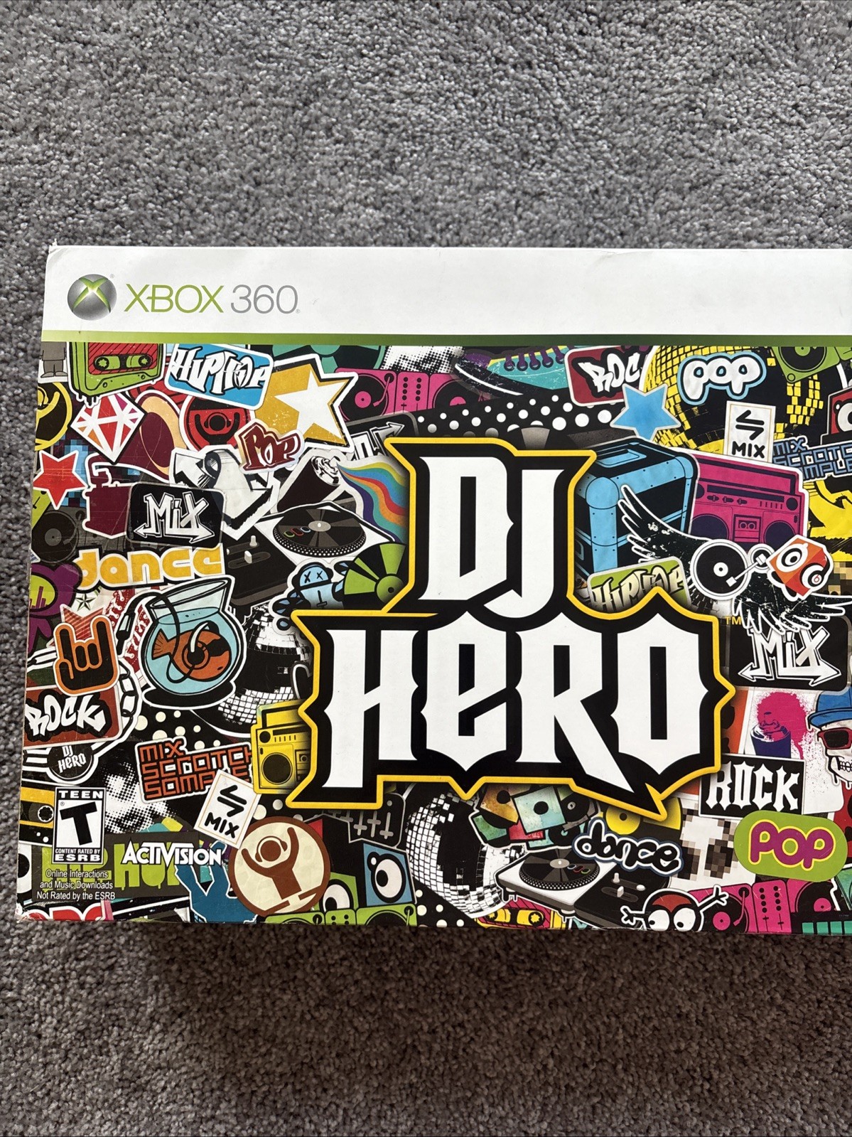 Activision DJ Hero Turntable Kit Xbox 360 Wireless Game Disc Controller