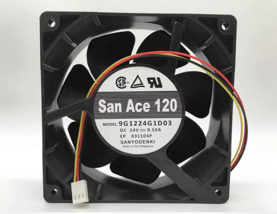 1PC Sanyo 9G1224G1D03-A01 12038 24V 0.50A 120mm inverter cooling fan 3pin #jia @