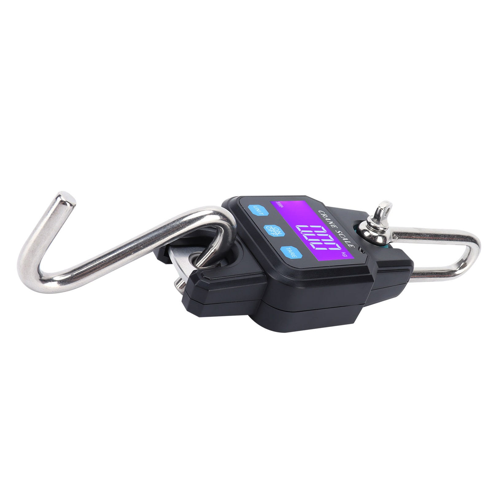 (Black)WH-C06 Rechargeable Digital Hanging Scale Mini Crane Scale Electronic US