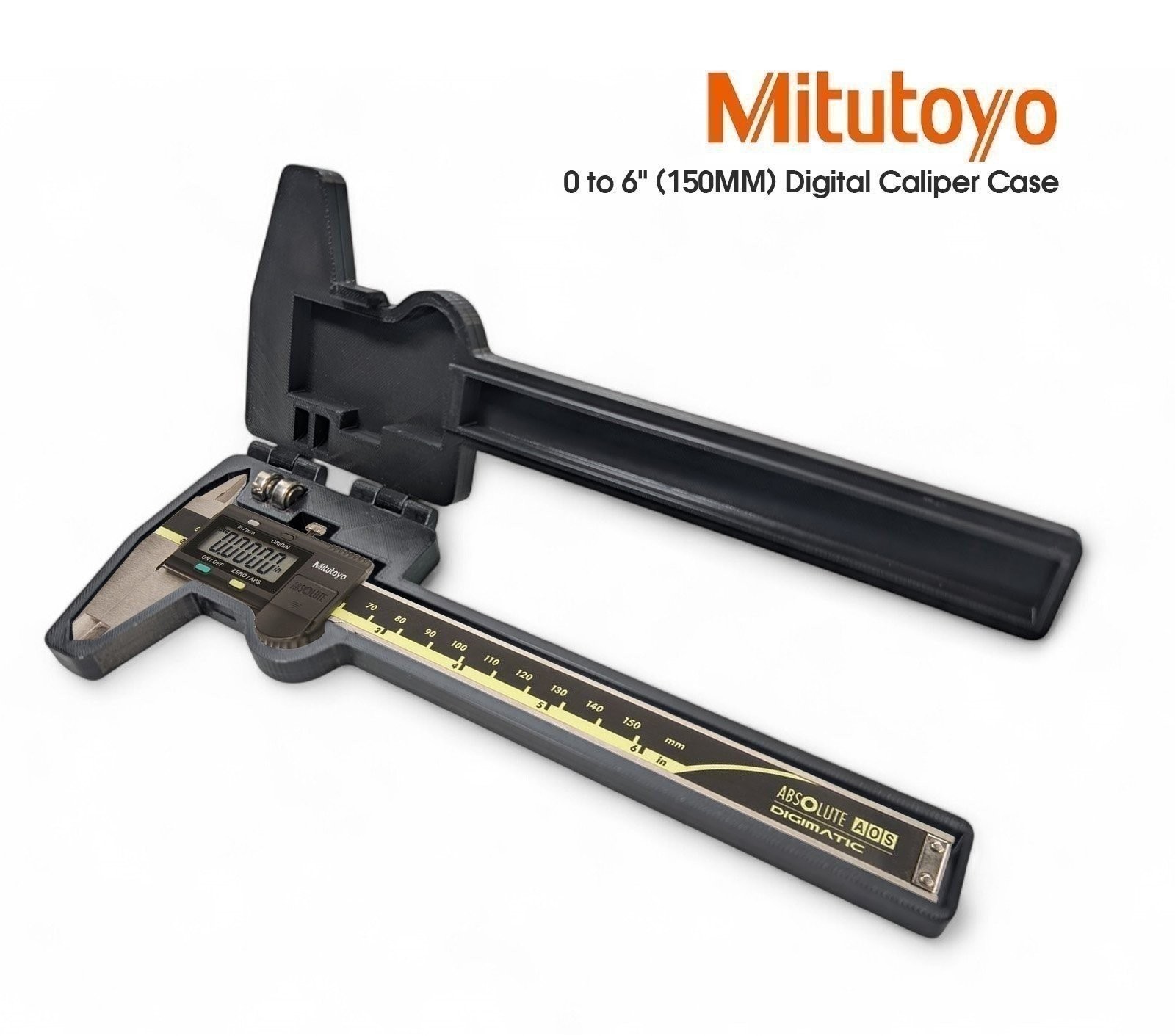 Digital Caliper Case for Mitutoyo 6" 150mm CD15-APX | CD-6 ASX Carbon Fiber Look