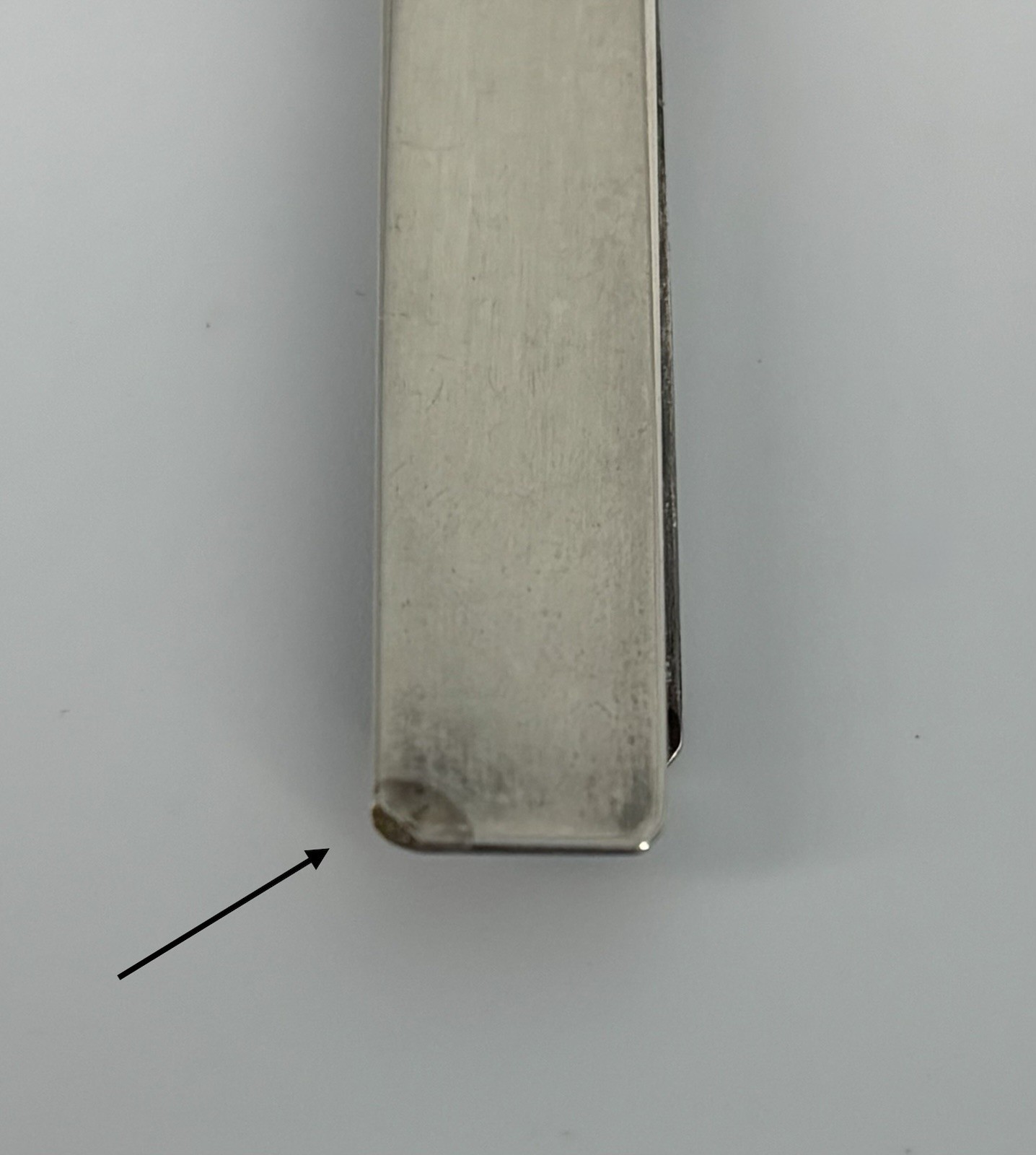 LEONORE DOSKOW INC. Silver Plate Minimalist Clover BOOKMARK 1980’s