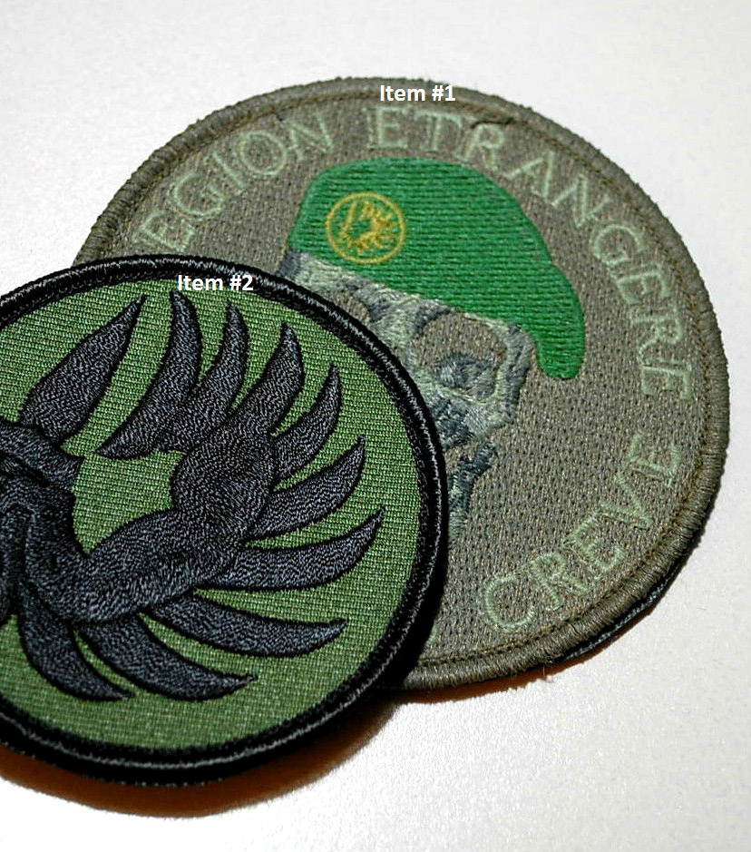 FRENCH FOREIGN LEGION SPECIAL FORCES vêlkrö PATCH: French Foreign Legion Item #1