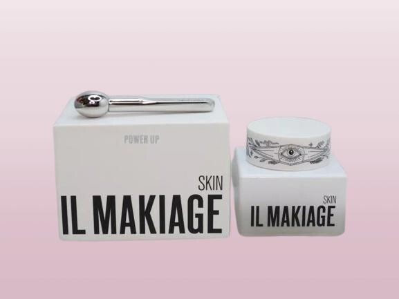 IL MAKIAG POWER UP EYE CREAM BRIGHTNESS BOOSTING EYE TREATMENT 0.5 OZ NEW IN BOX