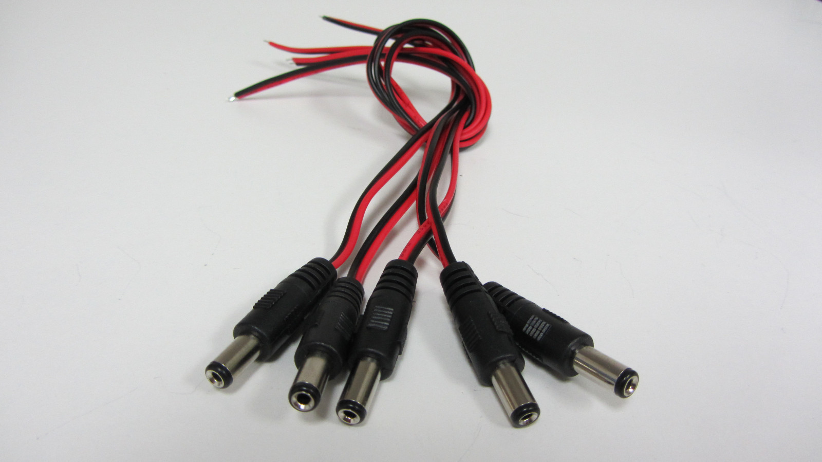 5pcs xmale DC Pigtail for CCTV Camera Power Connector