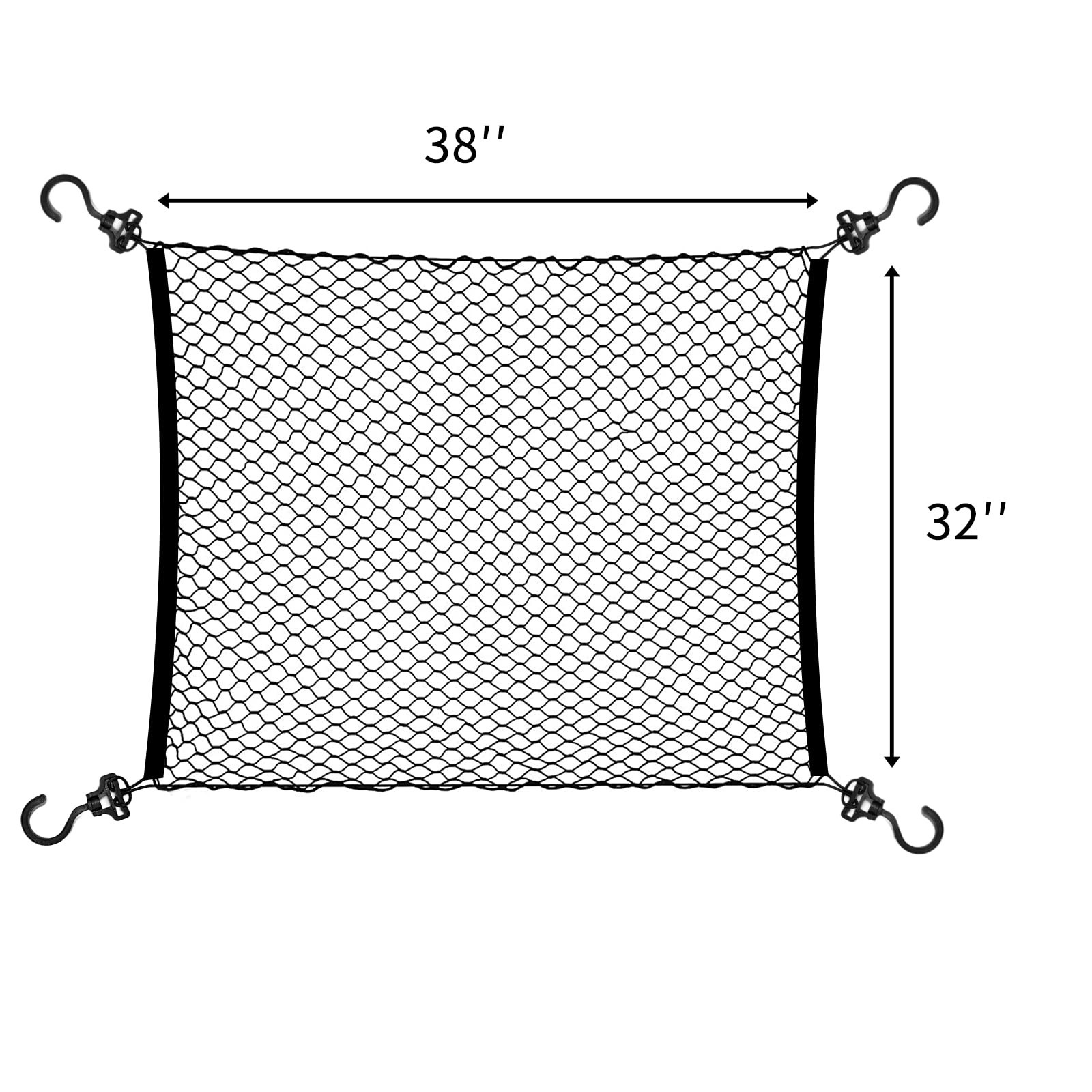 Cargo Net for Beach Cart, Car Cargo Nets for Utility Folding Wagon, Garden Ca...