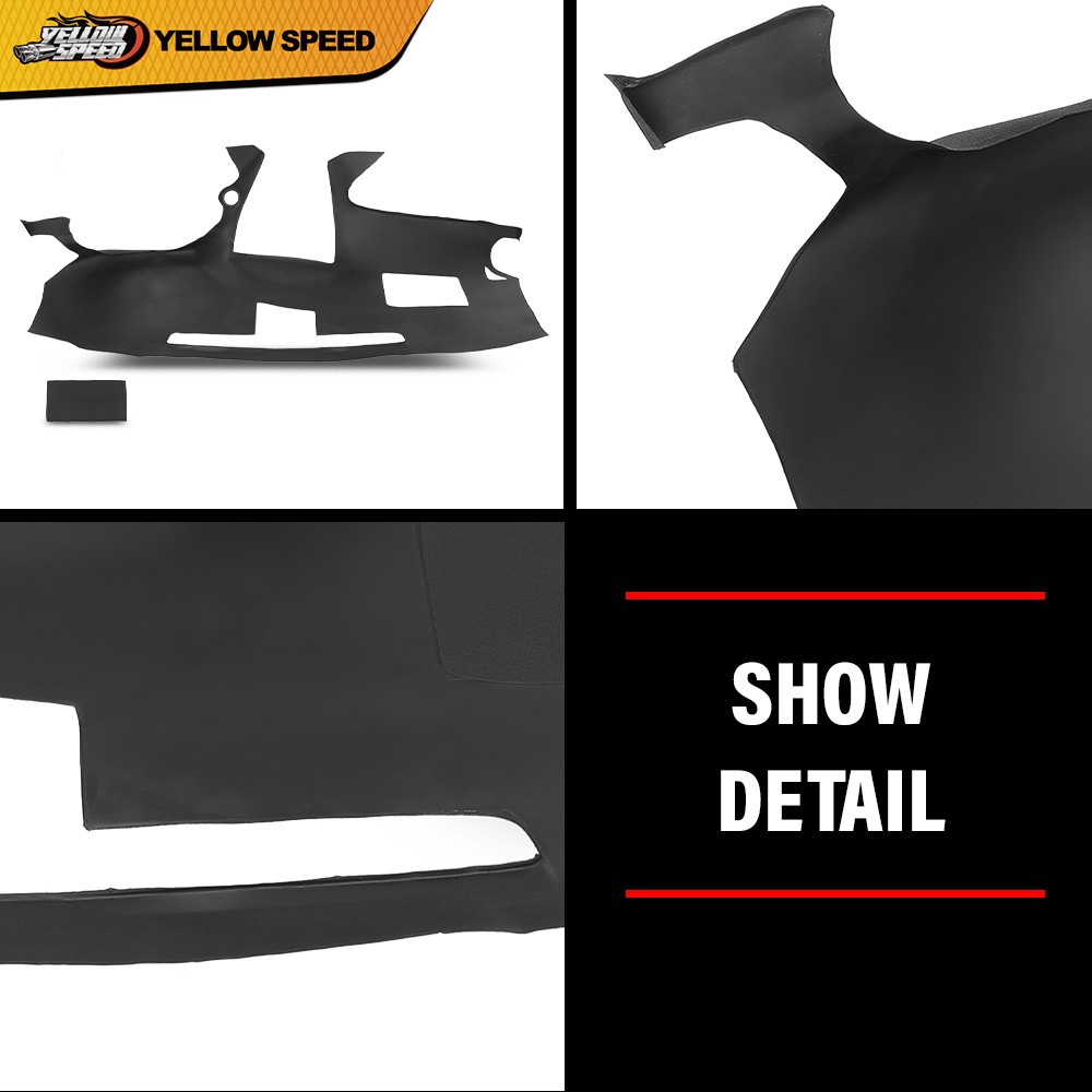Fit For 2006-2013 Lexus IS250 IS350 Dashboard Dash Cover Cap Overlay Black