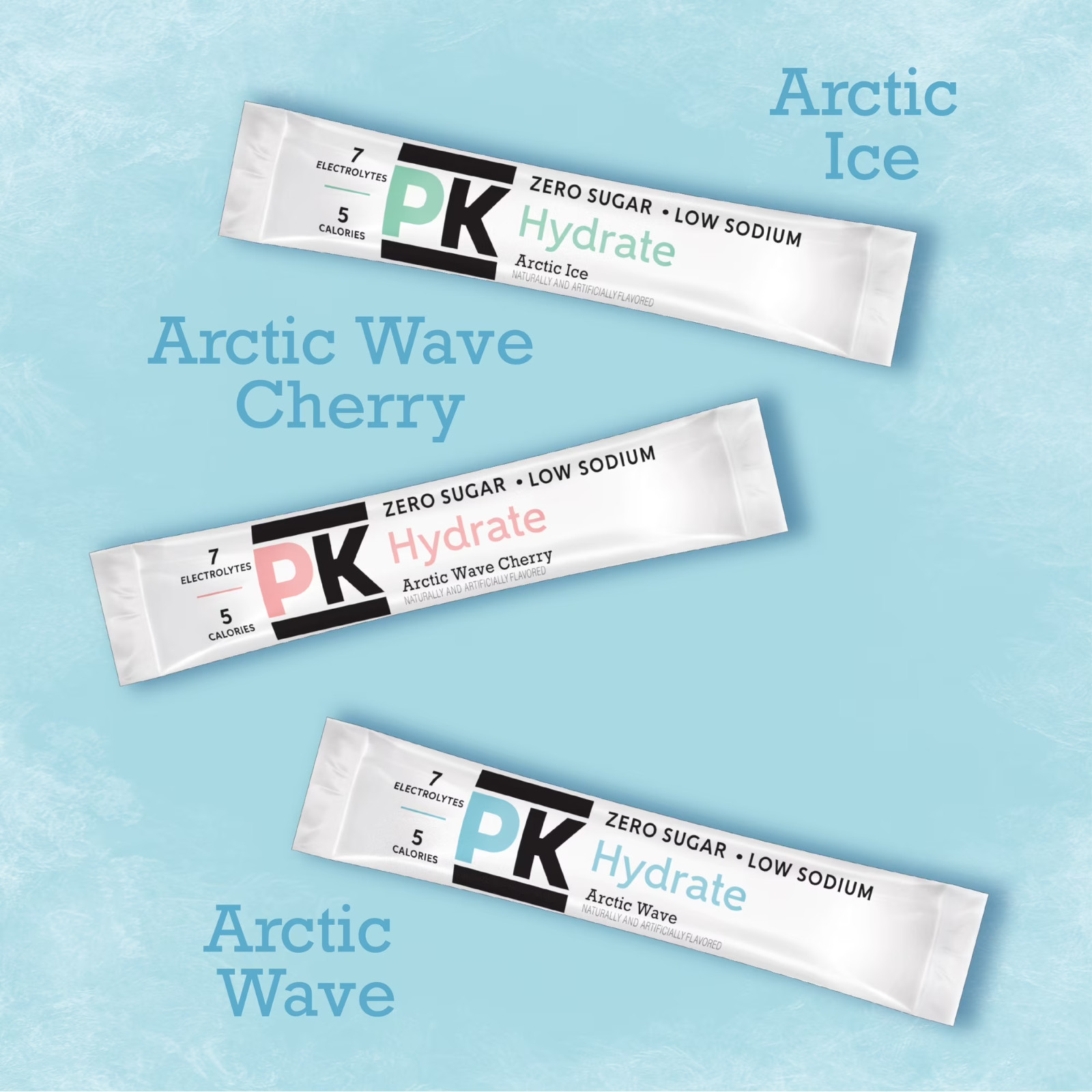 Pure Kick Arctic Variety pack Singles to Go Powdered Drink Mix 30 Count Packets