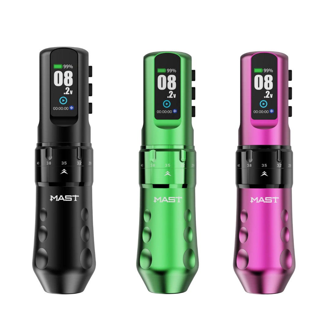 Mast Flip 4 Pro Wireless Tattoo Pen Machine 2.5-4.5MM Strokes Length