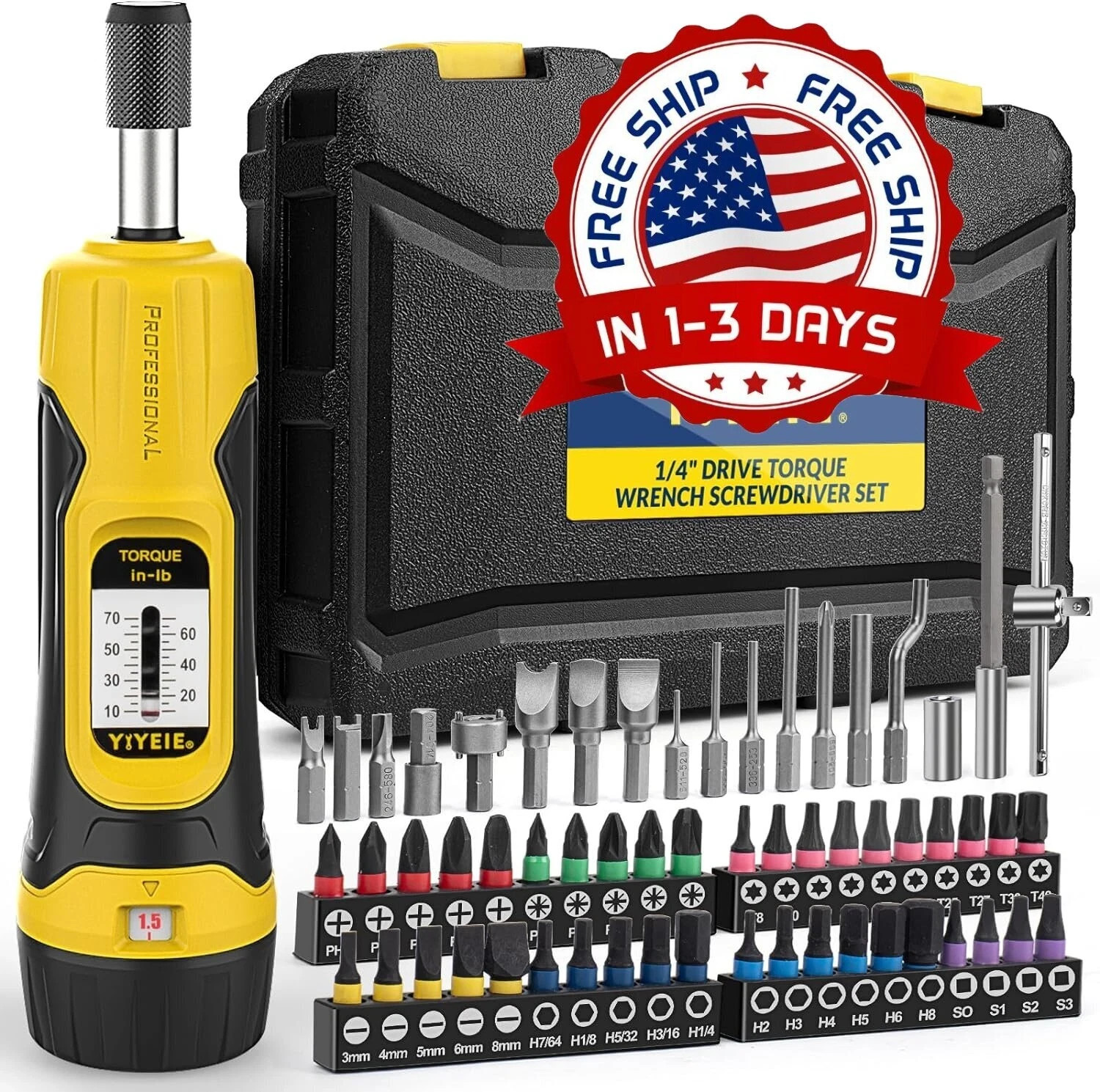 Drive Torque Wrench Screwdriver Set Gun Gunsmith Instrument Tool Accurizing NEW