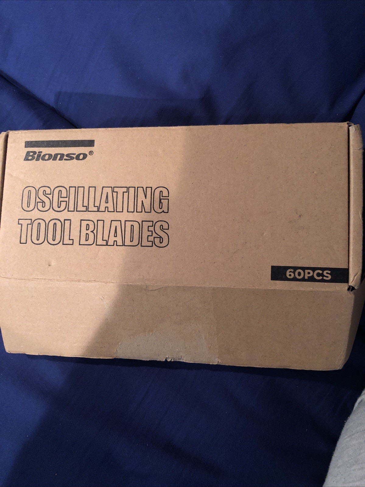 Bionso 60PCS Oscillating Tool Blade Cuts Wood Plastics, Sharp Durable Black