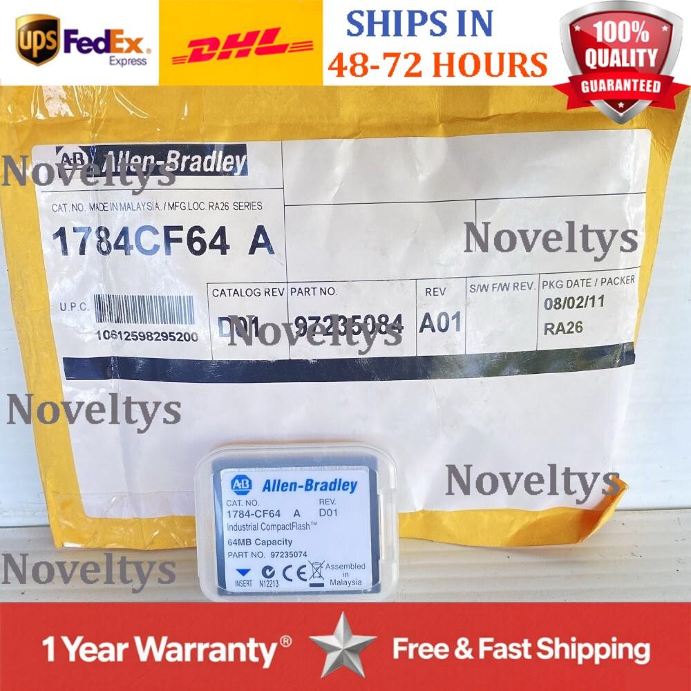 Allen-Bradley 1784-CF64 Memory Card 1784CF64 NEW AB 1PC US Free Tax