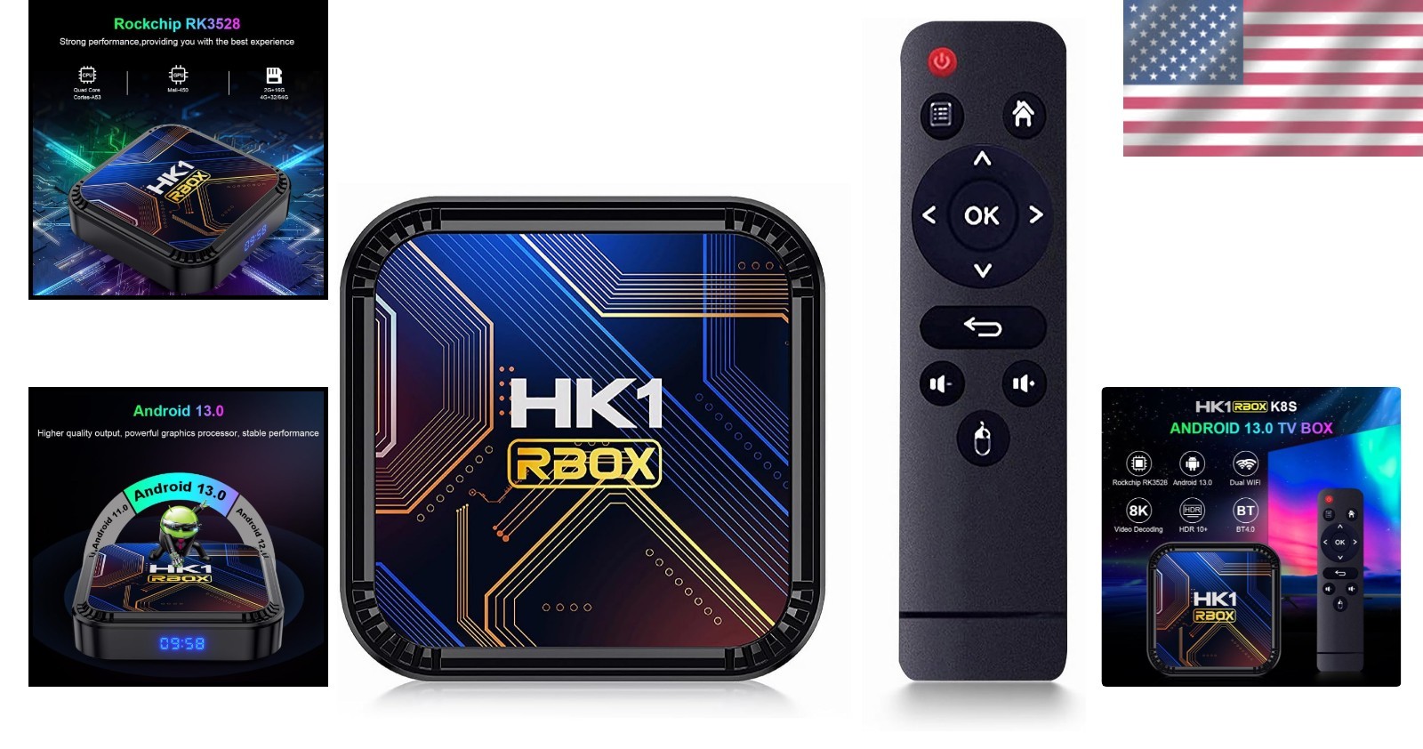 Android 13.0 TV Box 8K 4GB RAM 32GB ROM